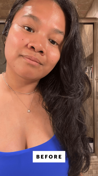 Calaor before applying the Ccred Moisture Sealing Lotion